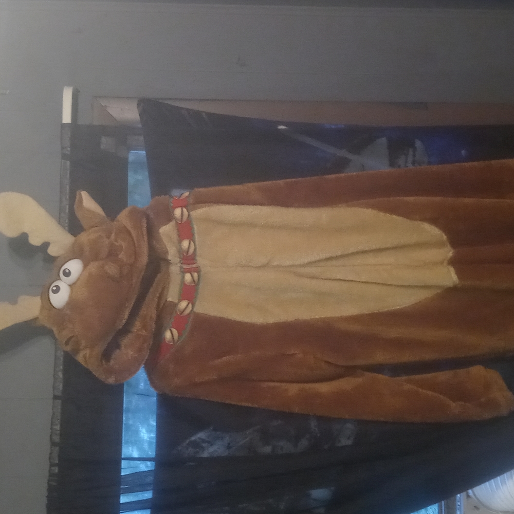 Christmas moose onesie suit